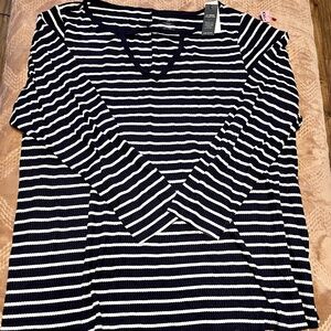 Lane Bryant striped top